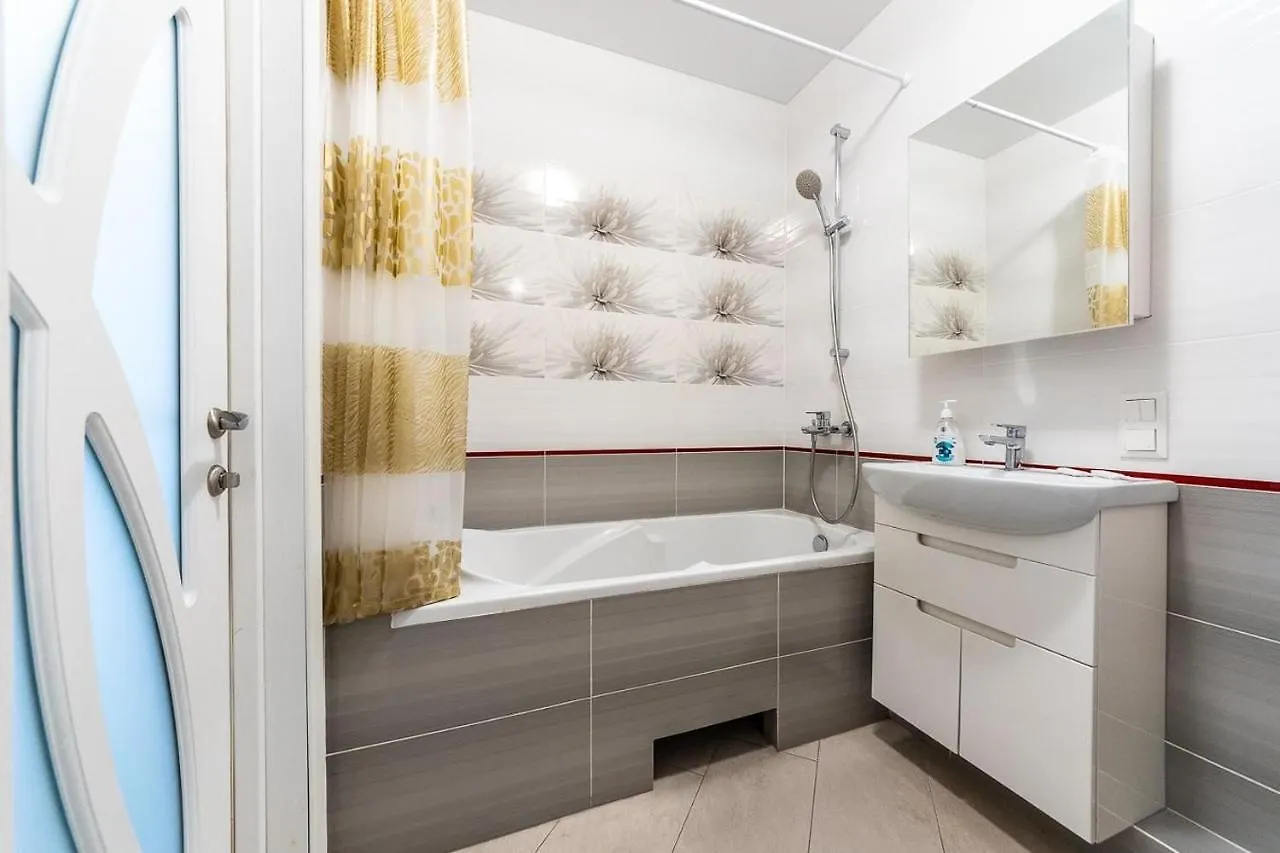Apartmán Апартаменти Метро Вирлиця Kyjev Ukrajina